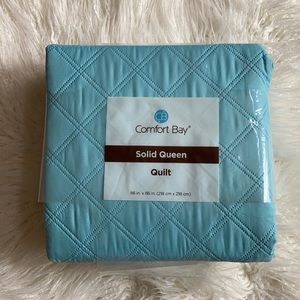 Comfort Bay Quilt Turquoise (Queen)
